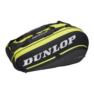 Dunlop Racketbag (Schlägertasche) Srixon SX Performance Thermo 2022 schwarz/gelb 8er - 3 Hauptfächer